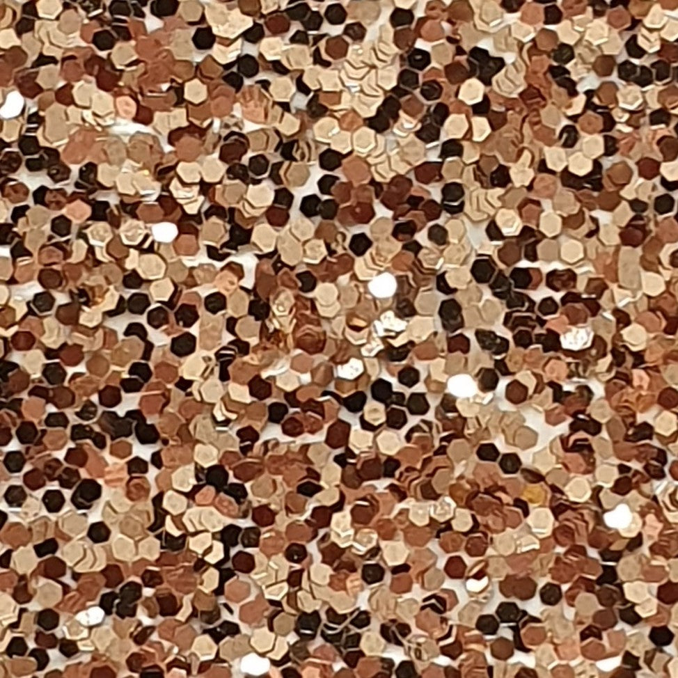 Metallic-Chips, Metallicflakes, Glitzerchips, Glitzerflocken, Einstreuchips, Glitter, Decoflakes in der Farbe Bronze