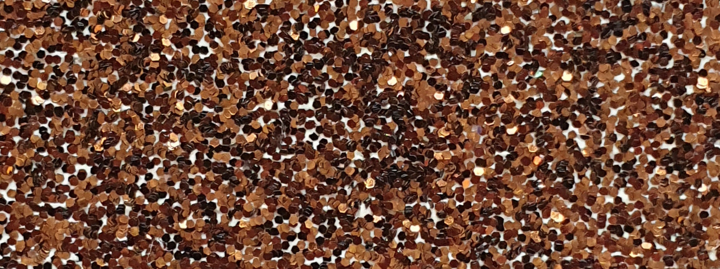 Metallic-Chips, Metallicflakes, Glitzerchips, Glitzerflocken, Einstreuchips, Glitter, Decoflakes in der Farbe Coffee