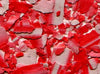 Deko-Marmorchips in der Farbe Rot