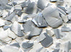 Marmorchips in der Farbe Grau