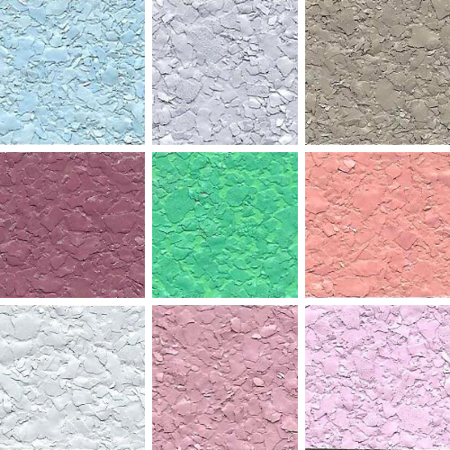 Unifarbene Deco-Farbchips